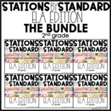 Stations by Standard ELA Bundle Second Grade