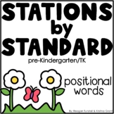 Stations by Standard Positional Words for Pre-K