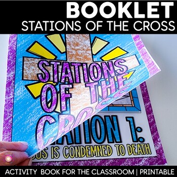 Preview of Stations of The Cross Booklet | Catholic Religion Activity