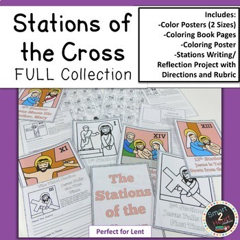 Preview of Stations of the Cross - BUNDLE Collection - Posters, Projects and More