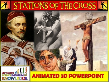 Preview of Stations of the Cross Interactive PowerPoint