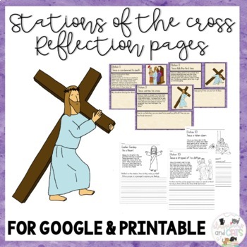 Preview of Stations of the Cross Reflections for Lent- Easter 