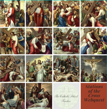 Preview of Stations of the Cross WebQuest