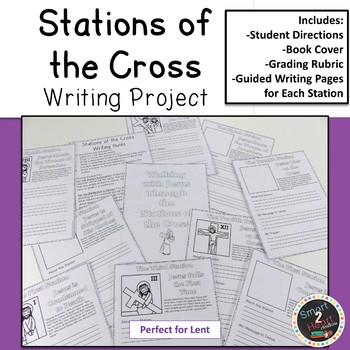 Preview of Stations of the Cross - Writing Reflection Project