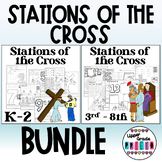 Stations of the Cross activity pages Bundle K-8