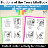 Stations of the Cross for Kids: Small Coloring Booklet