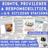Stations on Rights, Responsibilities, Duties, & Privileges