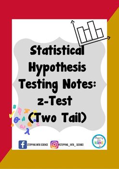 Preview of Statistical Hypothesis Testing Notes-z Test