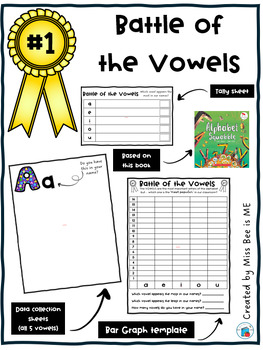 Preview of Statistical Investigations- Bar graphing... Battle of the VOWELS!