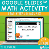 Statistical Measures Google Slides | 6th Grade Math Review