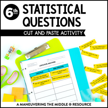 Preview of Statistical Questions Activity | Summarizing Categorical Data Activity