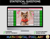 Statistical Questions 6.SP.A.1 Math Self-Checking Pixel Art