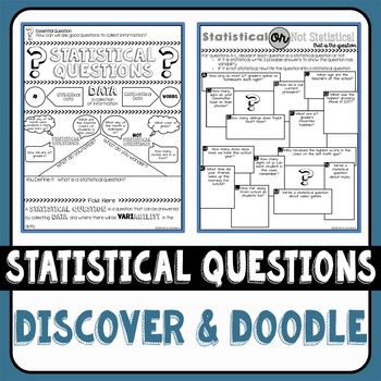 Preview of Statistical Questions Discover & Doodle