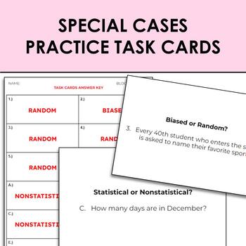 Preview of Statistical Questions and Biased vs. Random Practice Task Cards