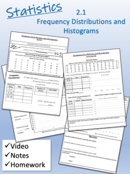 Preview of Statistics 2.1 Frequency Distributions and Histograms