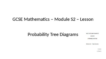 Preview of Statistics 2 (Tree Diagrams)