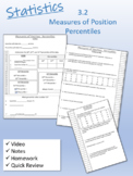 Statistics 3.2 Measures of Position--Percentiles