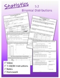 Statistics 5.2 Binomial Probability Distributions