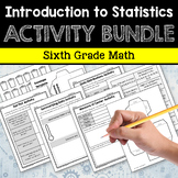 Statistics 6th Grade Math Activity Bundle with Guided Note