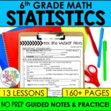 6th Grade Statistics and Probability Notes & Activities Un