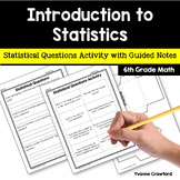 Statistics 6th Grade Math | Statistical Questions Sorting 