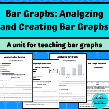Preview of Statistics: Bar Graphs Mini Unit: Analyzing and Creating Bar Graphs