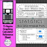 Statistics | Box-and-Whisker Plots | TI-Nspire Calculator 