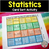Statistics Card Sort Activity (Dot Plot, Frequency Table, 