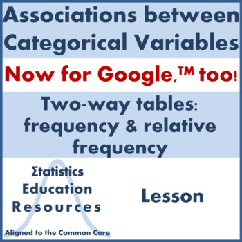 Preview of Categorical Data & Two-Way Tables: Frequency & Relative Frequency (Common Core)