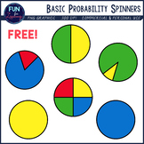 Statistics Clipart - PROBABILITY SPINNERS