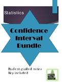 Statistics - Unit 6 -Confidence Intervals (Growing Bundle)