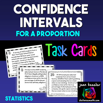 Preview of Confidence Intervals for a Proportion Applications