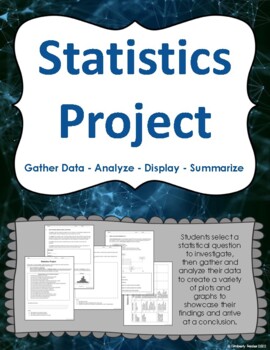 Preview of Statistics Project Data Display Poster Project / Box Plot / Histogram / Dot Plot