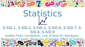 Preview of Math 1 Statistics EOC Review PowerPoint
