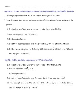 Stats: Estimating the Proportion