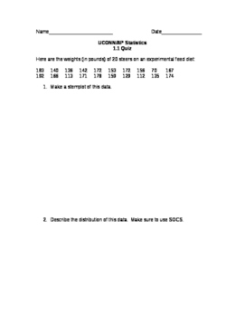 Preview of Statistics: Graphical Displays of Data and Measures of Central Tendency