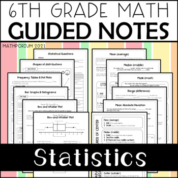 Preview of Statistics Guided Notes