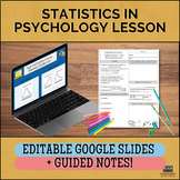 Statistics In Psychology- Lecture and Guided Notes!