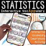 Statistics Vocabulary | Interactive VocAPPulary™ - Math Vo