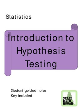 Preview of Statistics - Introduction to Hypothesis Tests