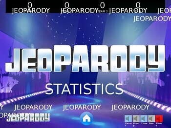 Preview of Statistics Jeopardy Game PowerPoint