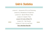 Statistics: Line of Best Fit