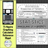 Statistics | Measures of Variation | TI-Nspire Calculator 