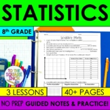 Statistics - 8th Grade Math Guided Notes and Practice | Pl