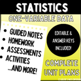 Statistics: One Variable Data