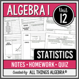 Statistics (Algebra 1 Curriculum - Unit 12) | All Things Algebra®