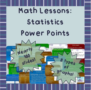 Preview of Statistics Power Point Lessons