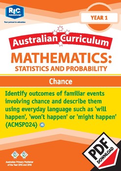 Preview of Statistics & Probability: Chance – Year 1