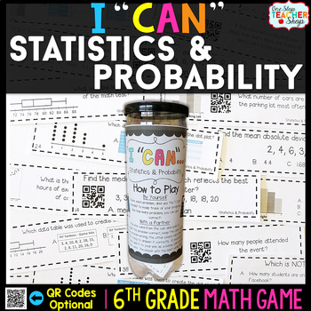 Preview of 6th Grade Math Game | Statistics & Probability