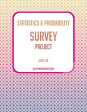 Statistics & Probability Project - CCSS 7.SP (Editable)
